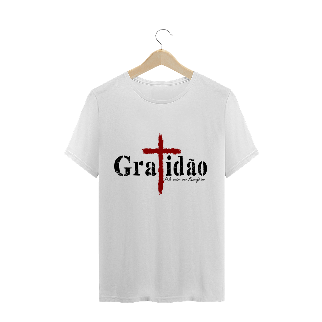 Nome do produto  Camiseta Gospel Gratidão