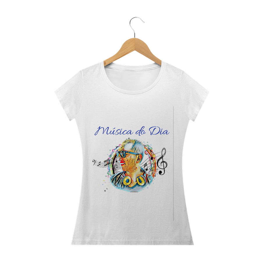 Nome do produto  Baby Look Música do Dia Fortalecimento