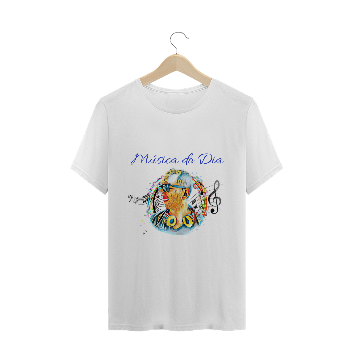 Nome do produto  T-Shirt Música do Dia Fortalecimento