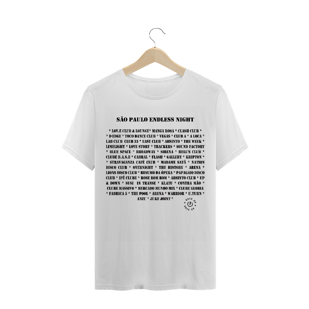 Nome do produto  Camiseta São Paulo Endless Night - Rave ON