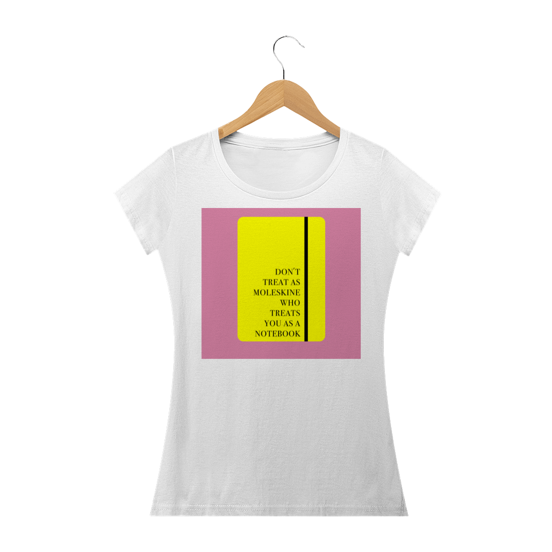 Nome do produto  baby look Moleskine da Verdade