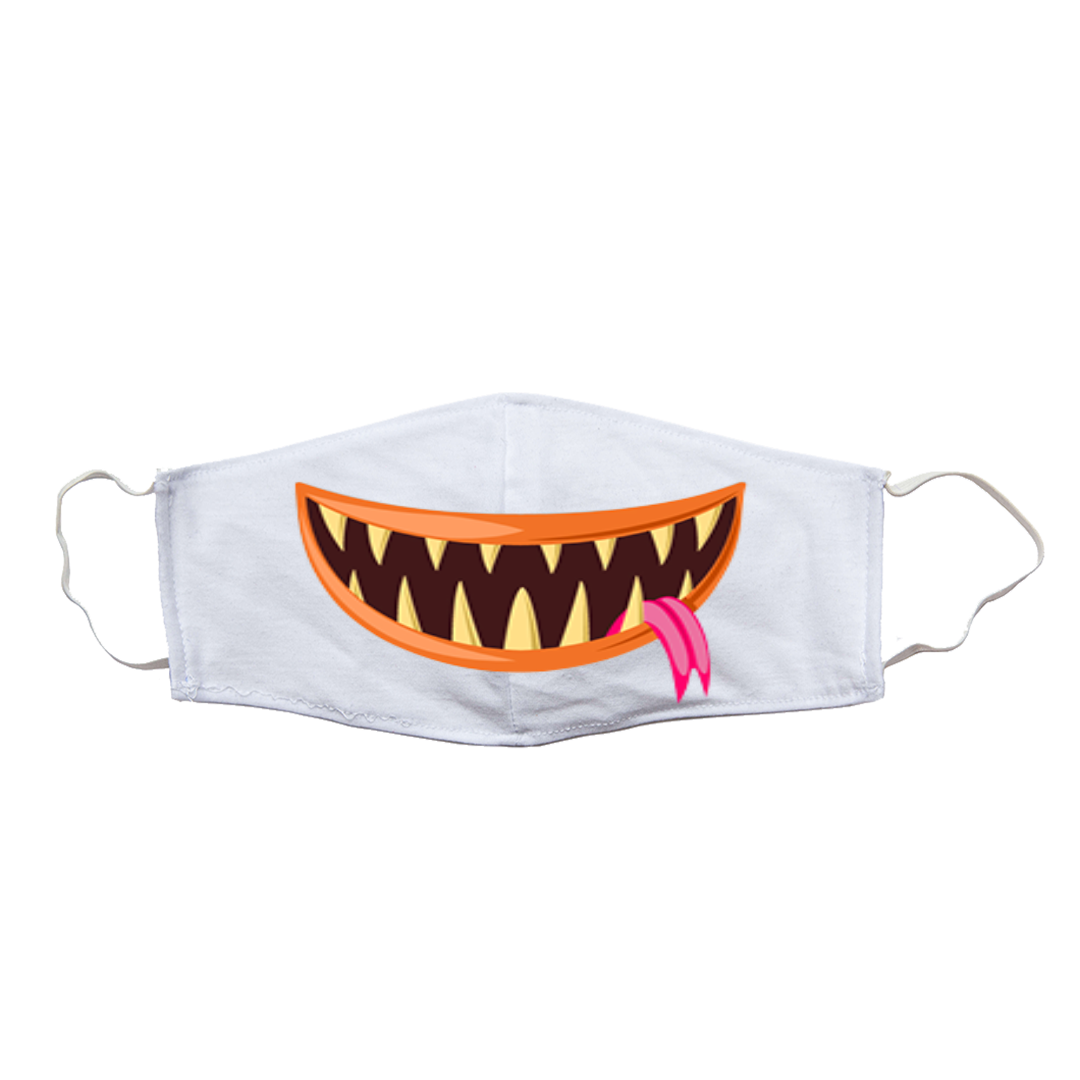 Nome do produto  Máscara BOCA DO MONSTRO LARANJA