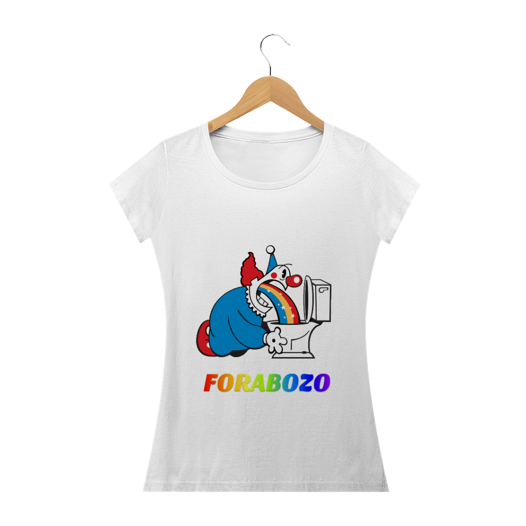 Nome do produto  Camiste Oficial Loja Fora Bozo - Feminina