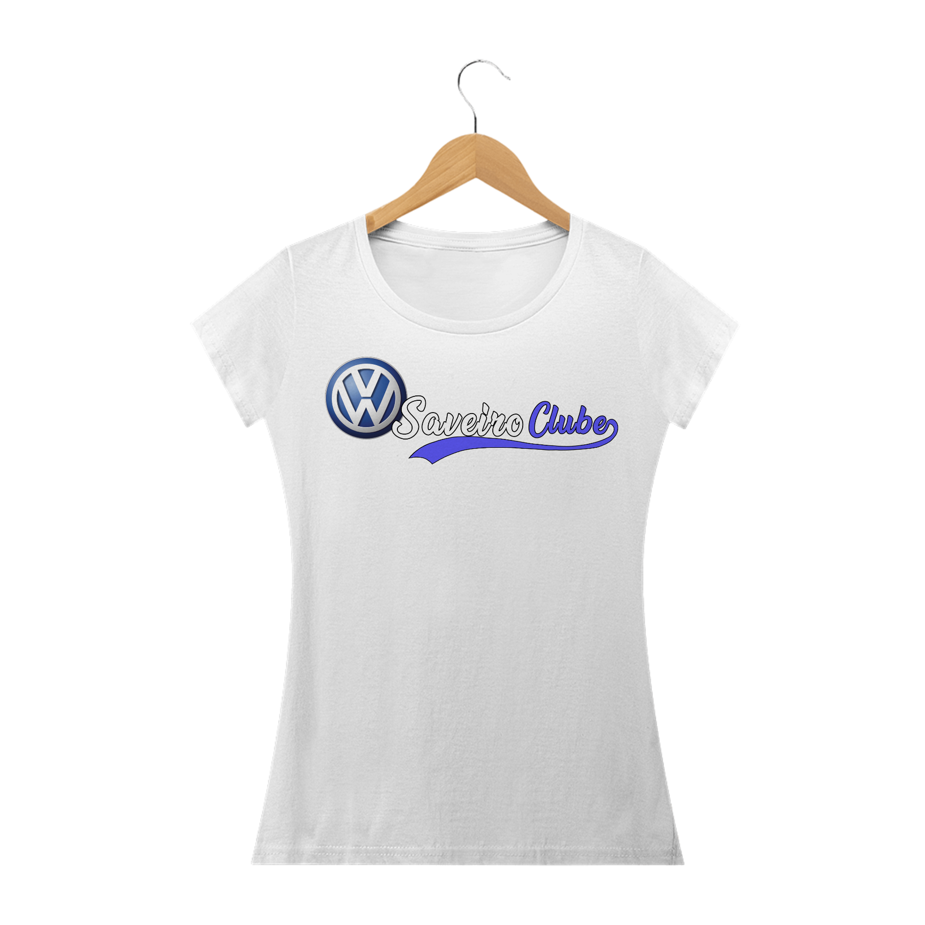 Nome do produto  Camiseta feminina Vw Saveiro Clube primeiro logo