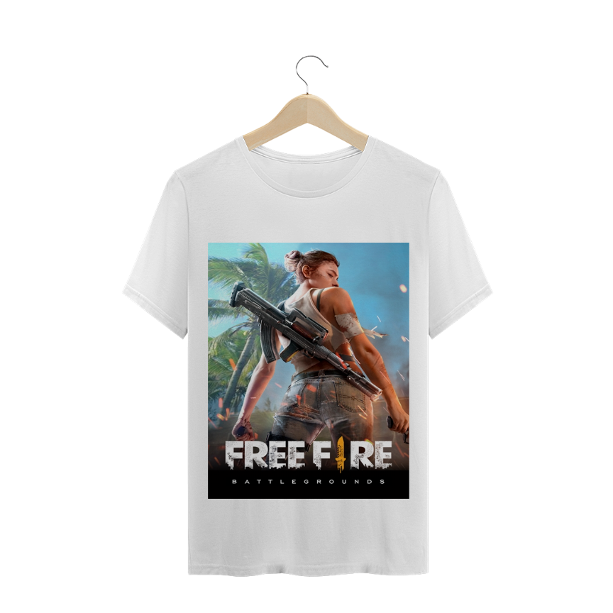 Nome do produto  Camiseta masculina Free Fire
