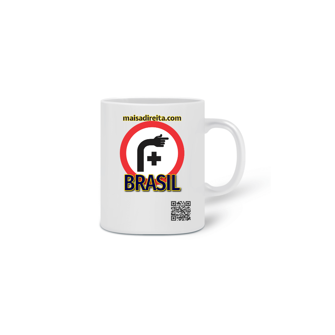 Nome do produto  CANECA - Mais a Direita - Brasil