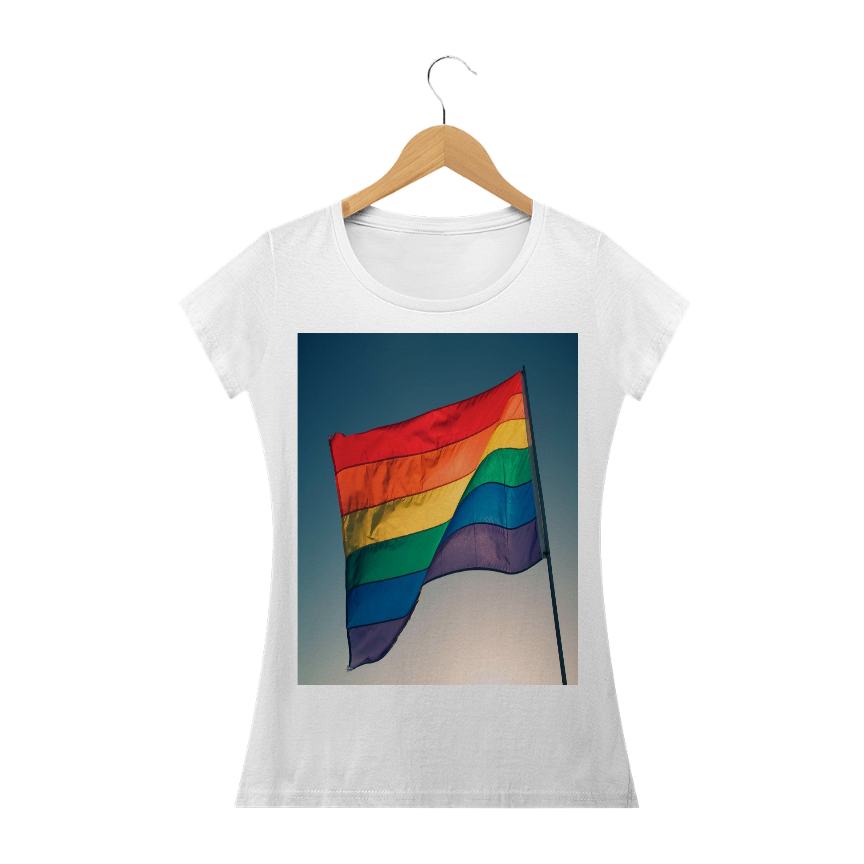 Nome do produto: Camiseta baby look Lgbt
