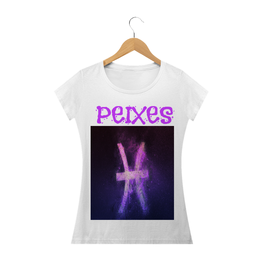 Nome do produto  Camiseta baby look signo peixes