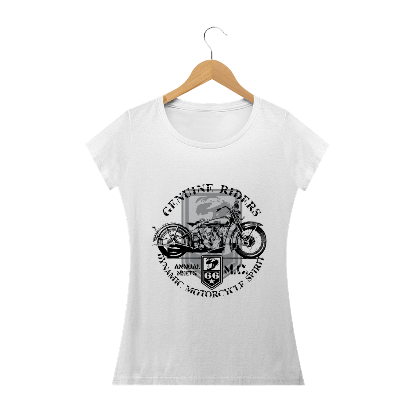 Nome do produto  Camiseta feminina de moto