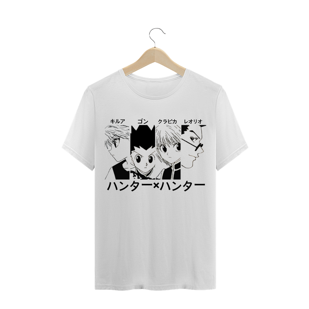 Nome do produto  Camisa Hunter x Hunter versão Mangá (Branca) Unissex