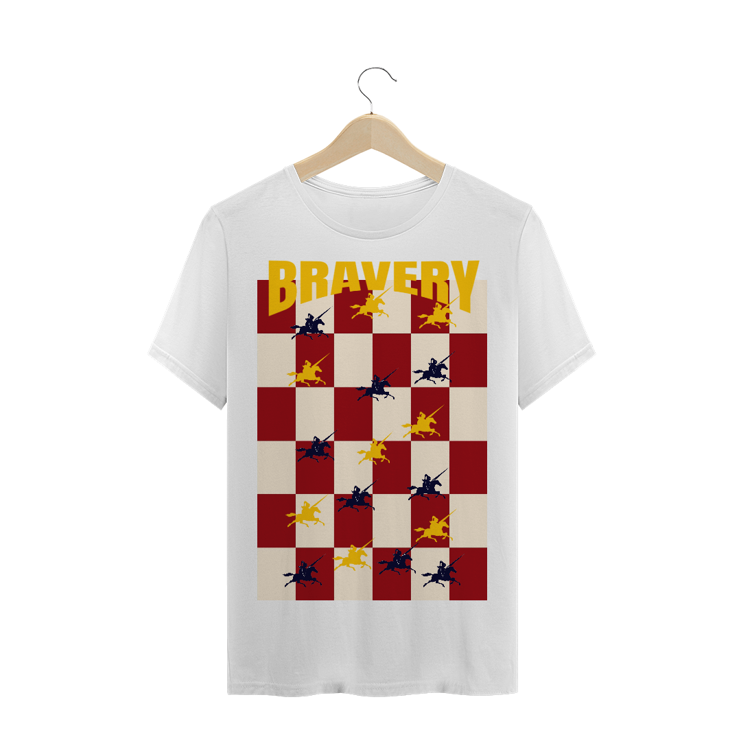 Nome do produto  T-SHIRT 'BRAVERY' CLÁSSICA XADREZ