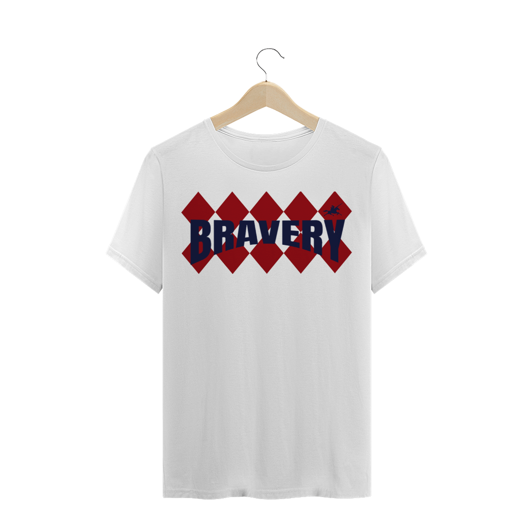 Nome do produto  T-SHIRT 'BRAVERY' XADREZ CLÁSSICA OFICIAL