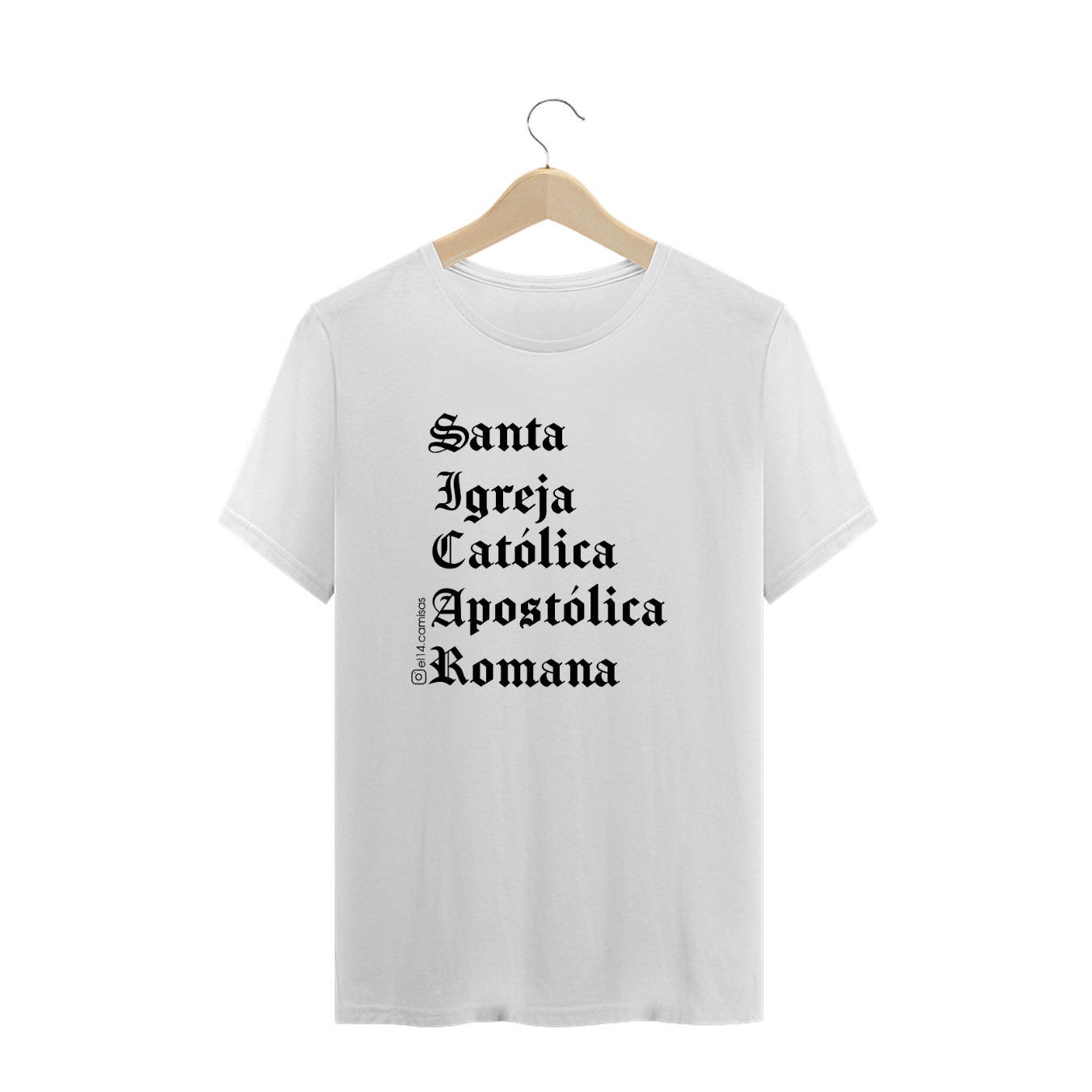 Nome do produto  Santa Igreja Católica Apostólica Romana (branca)