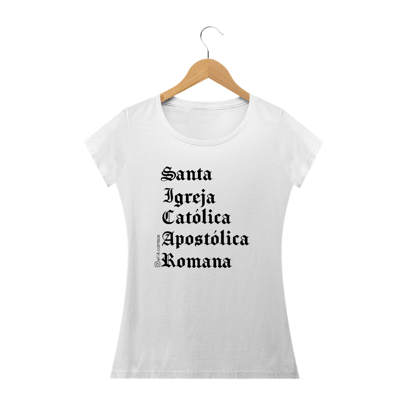 Nome do produto  Santa Igreja Católica Apostólica Romana (branca babylong)