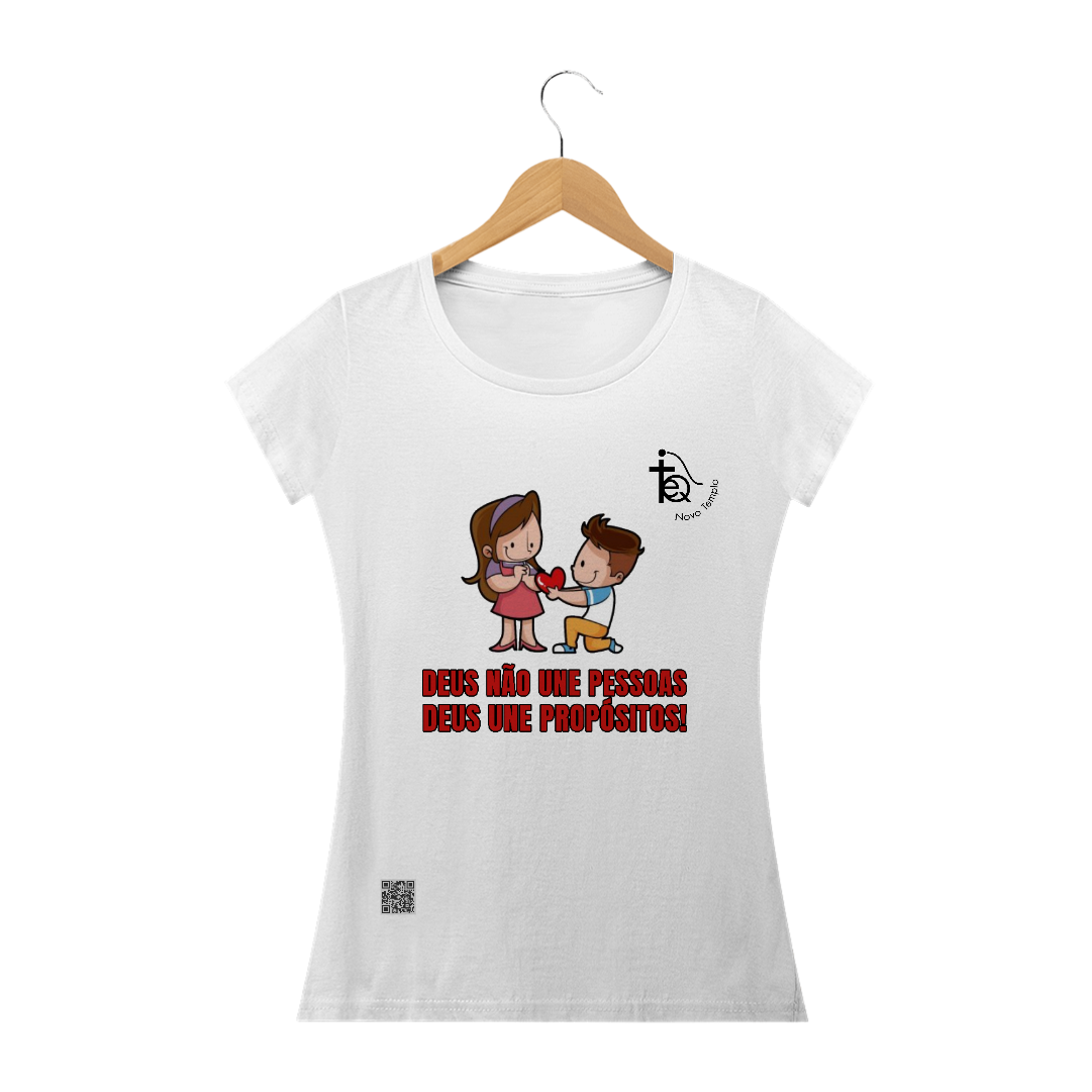 Nome do produto  BABY LONG QUALITY - DEUS UNE PROPÓSITOS - LOGO