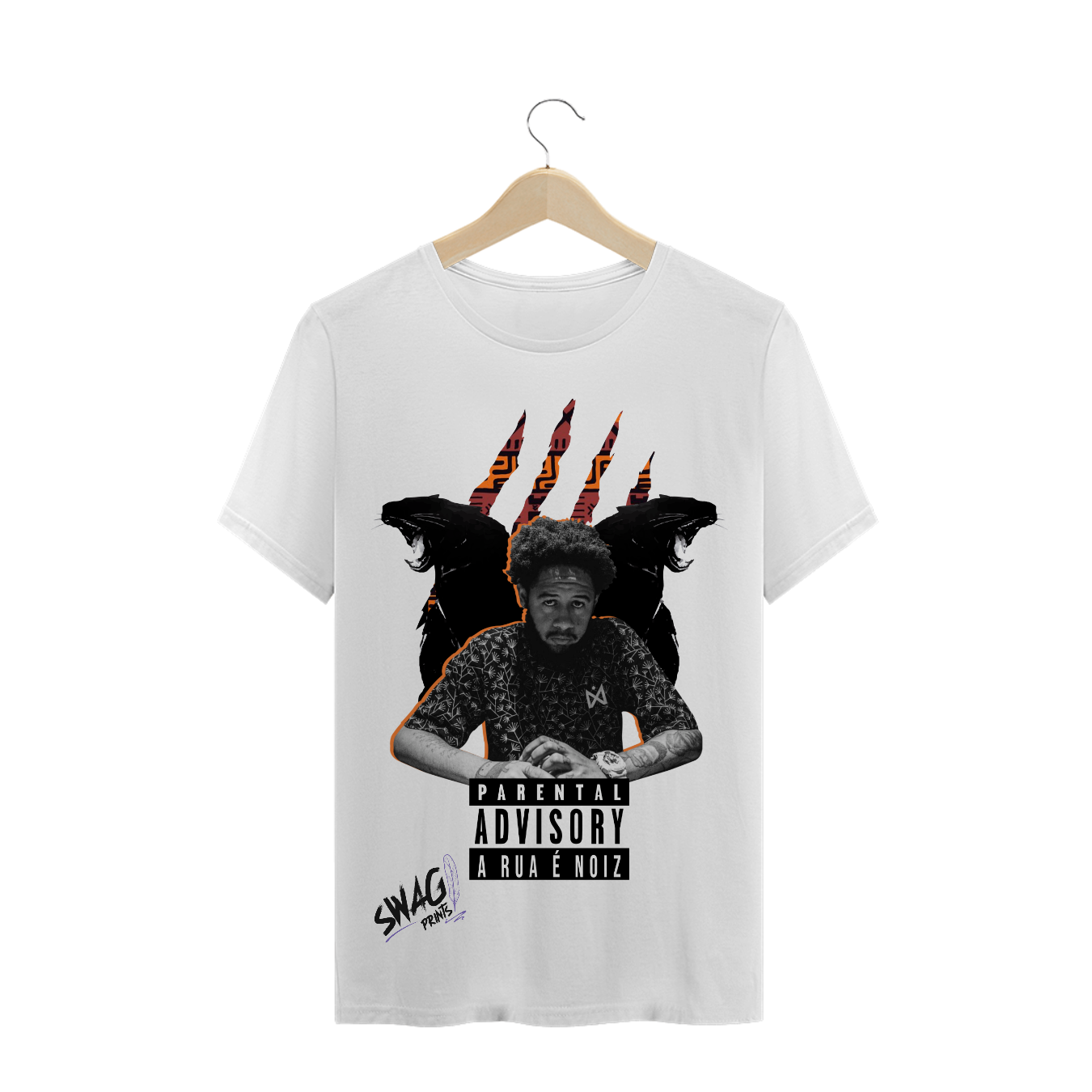 Nome do produto  Camiseta Emicida Pantera Negra