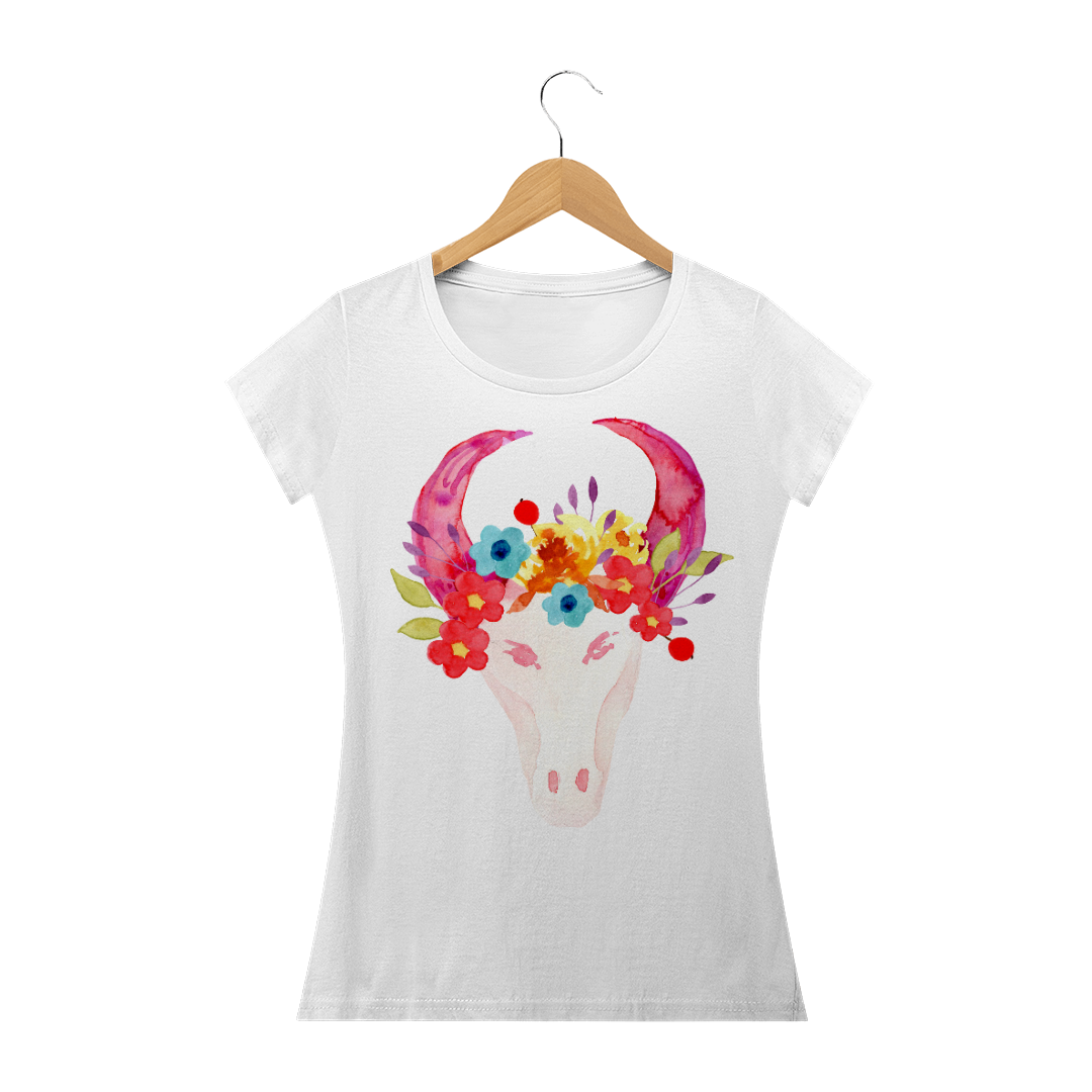 Nome do produto  Camiseta Baby Long Touro