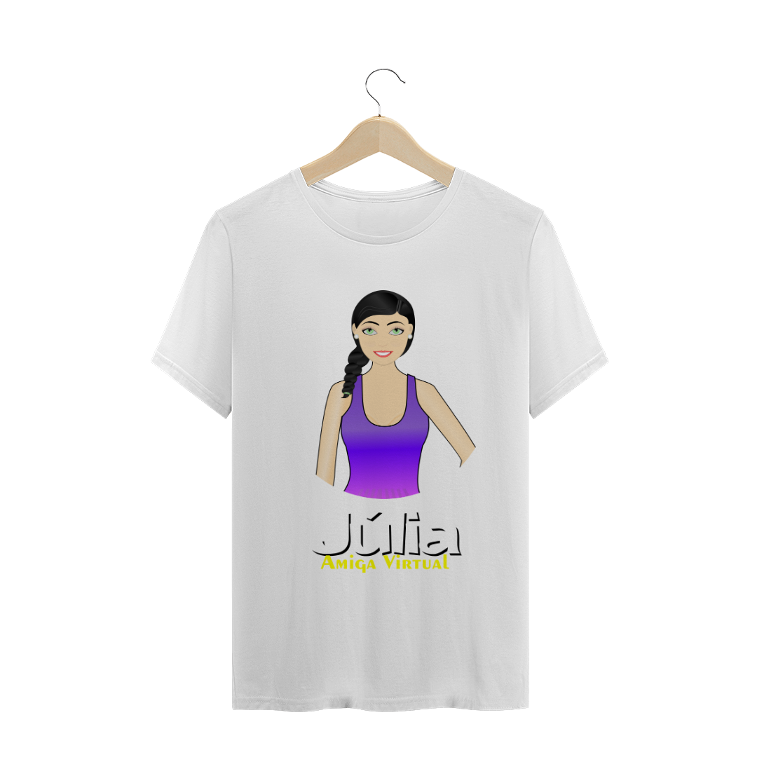 Nome do produto  Camiseta Júlia - Amiga Virtual Masculina