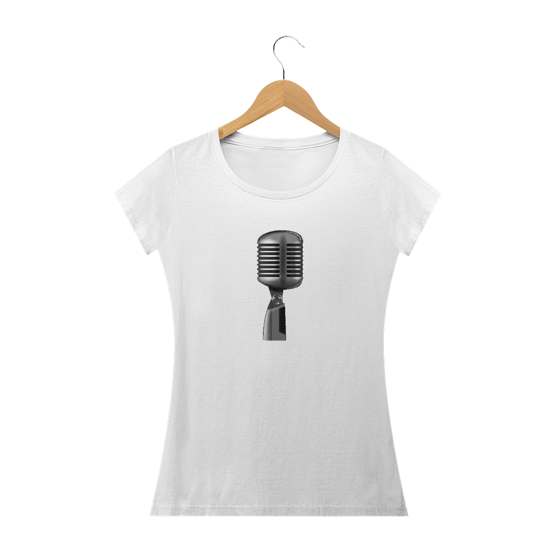 Nome do produto  Baby Look Recording - preta, branca, azul royal, vermelha.