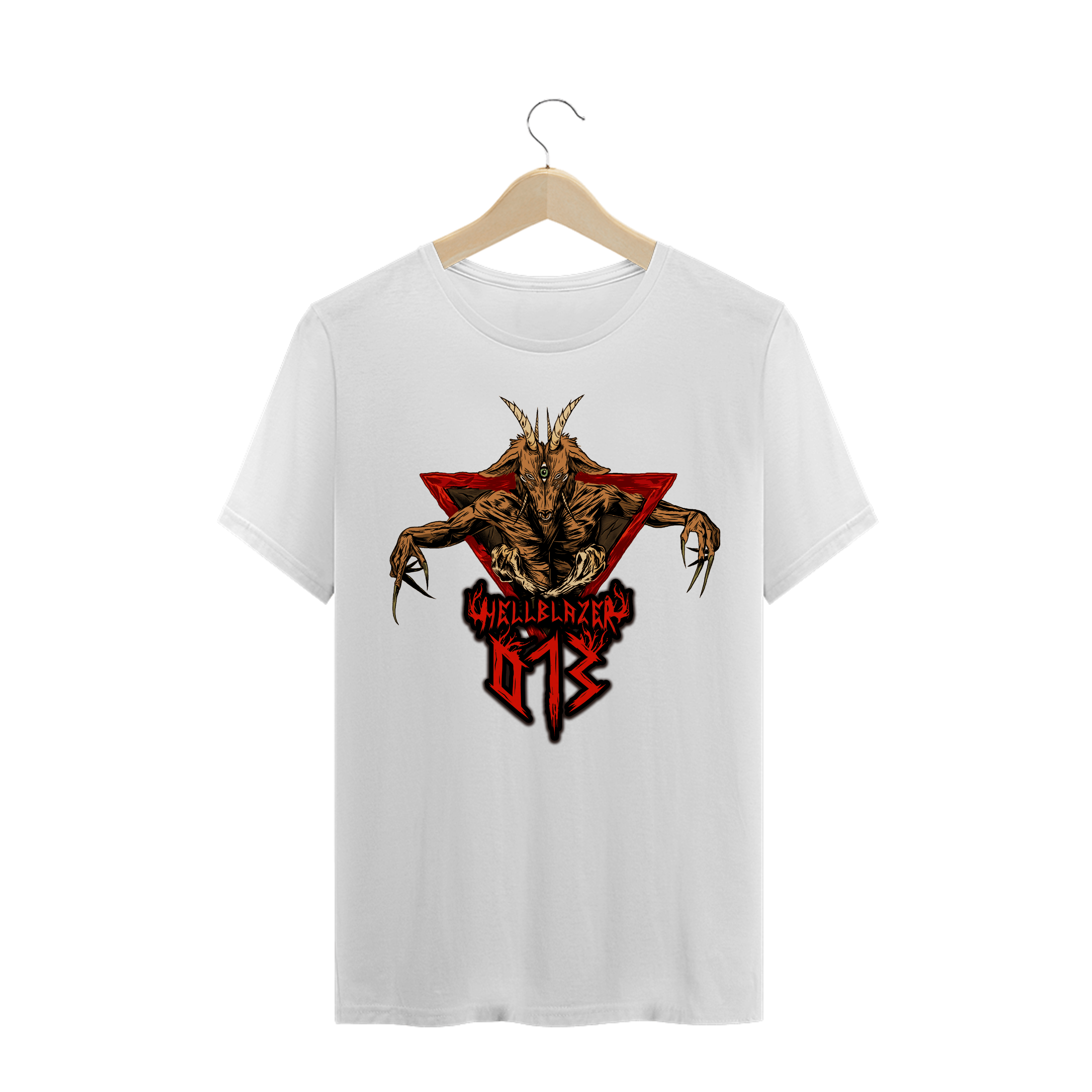 Nome do produto: HELLBLAZER 013 Camiseta masculina Satan - The Father