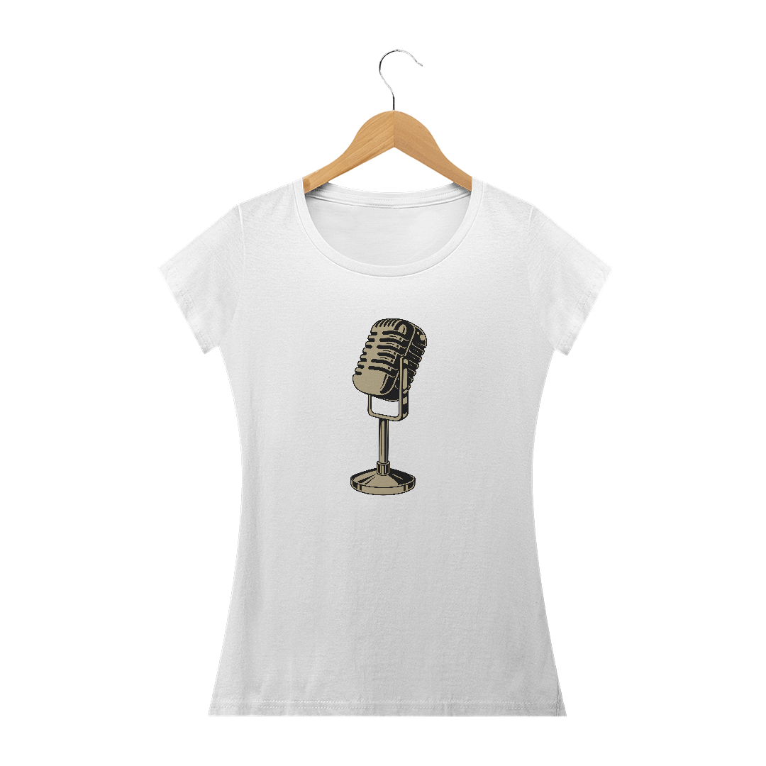 Nome do produto  Baby Look Recording II - preta, branca, azul royal, vermelha.