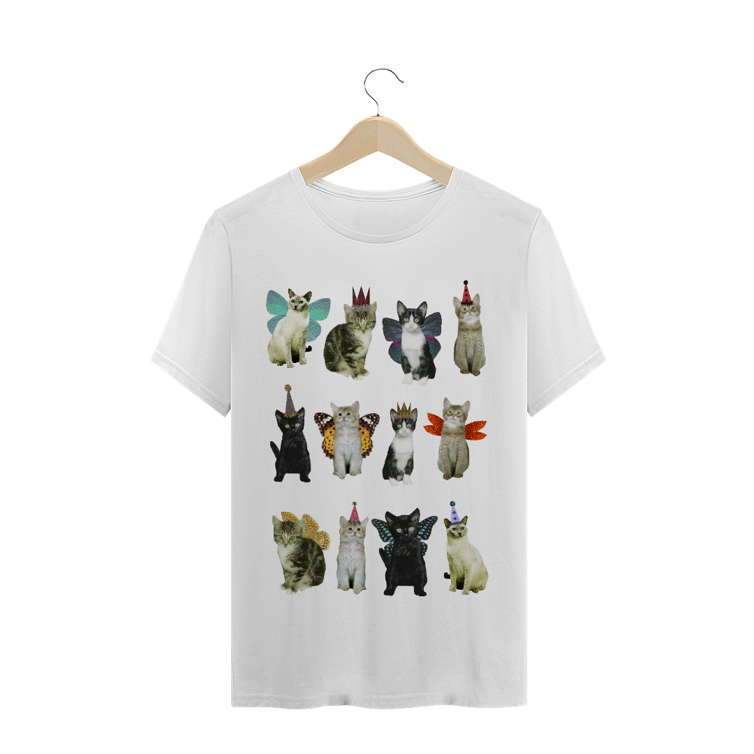 Nome do produto  T-Shirt - Coleção Gatos - 13