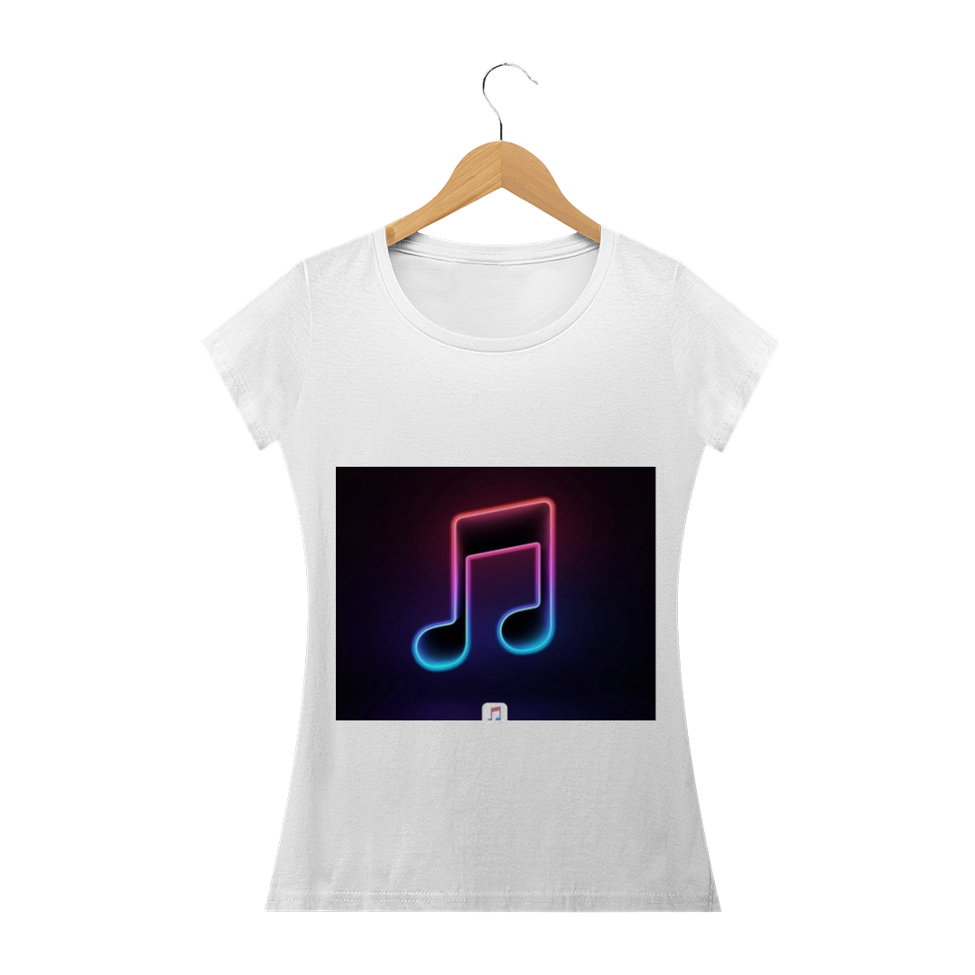Nome do produto  camiseta de nota musicais 