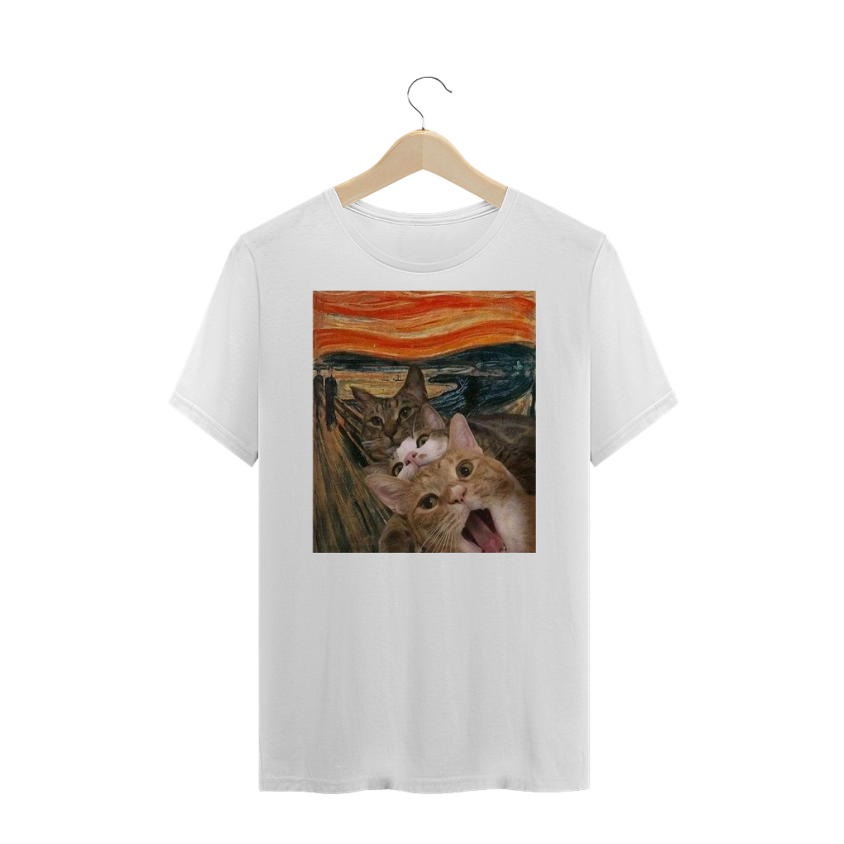 Nome do produto  Camiseta Cat Painting