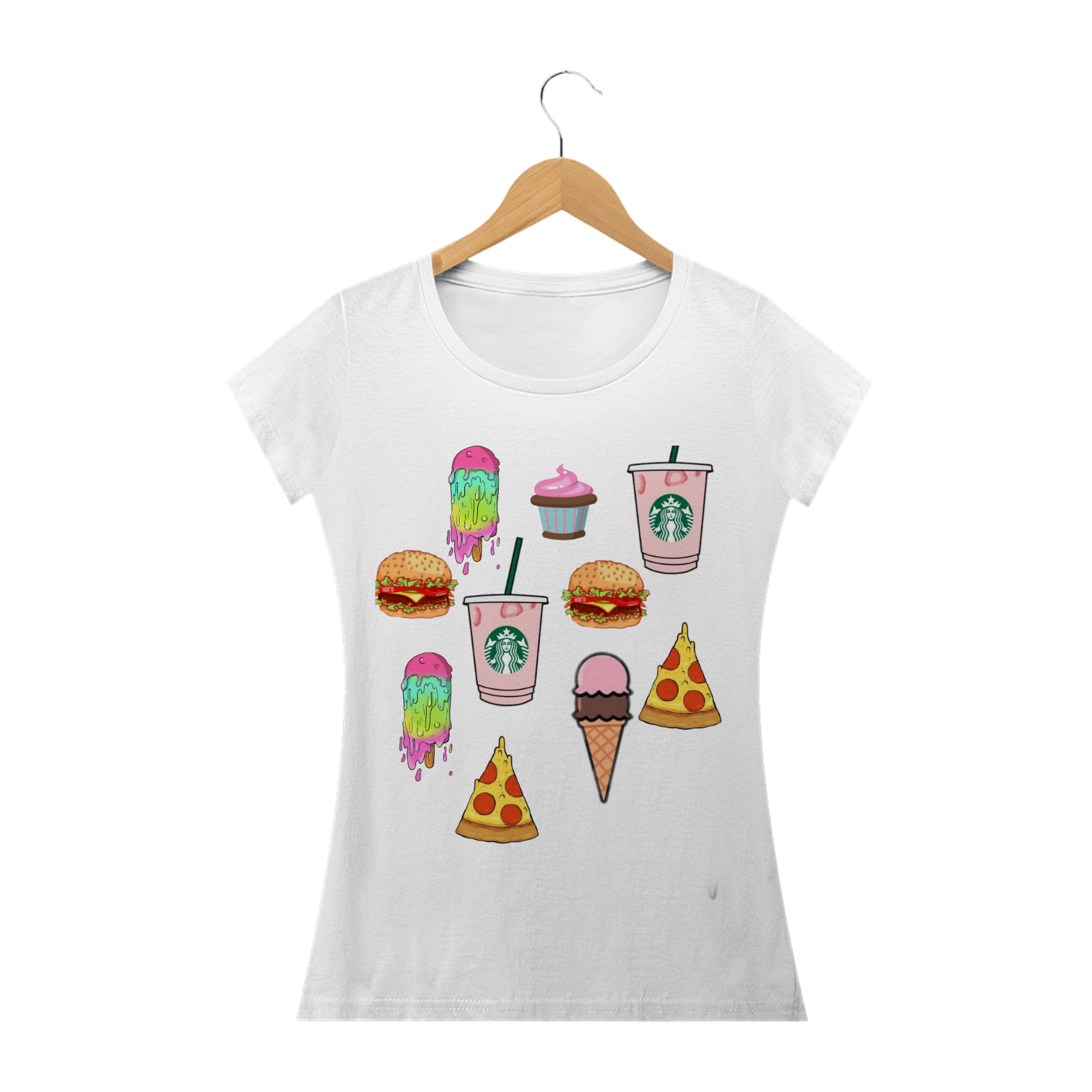 Nome do produto  Camiseta Quero lanches