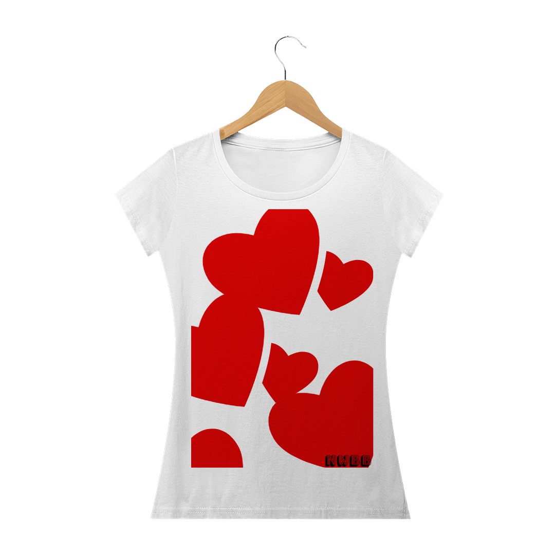 Nome do produto  Blusa Feminina Coração 