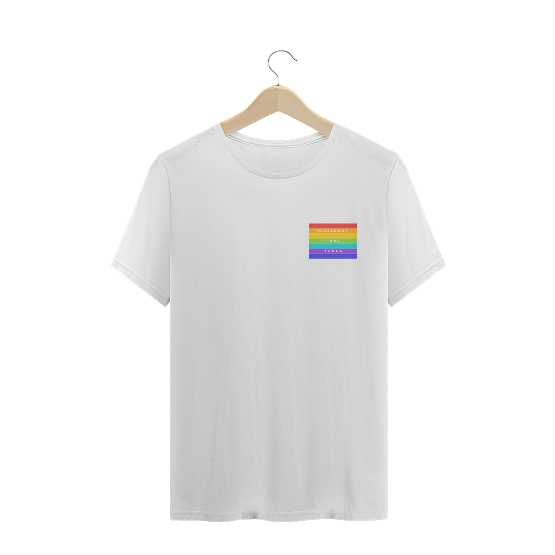 Nome do produto  Camiseta Unissex Igualdade Logo Pequeno