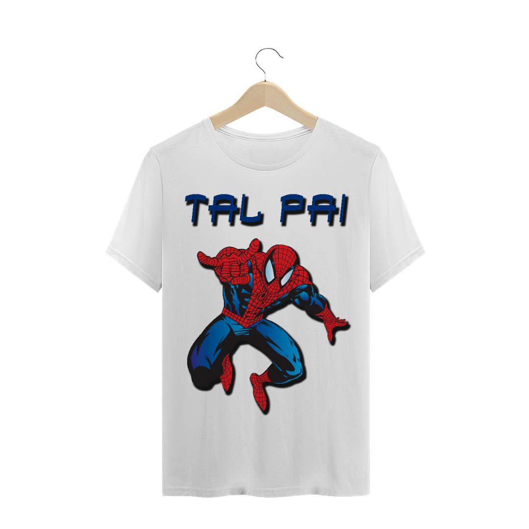 Nome do produto  Tal pai - homem aranha - T-shirt Clássica