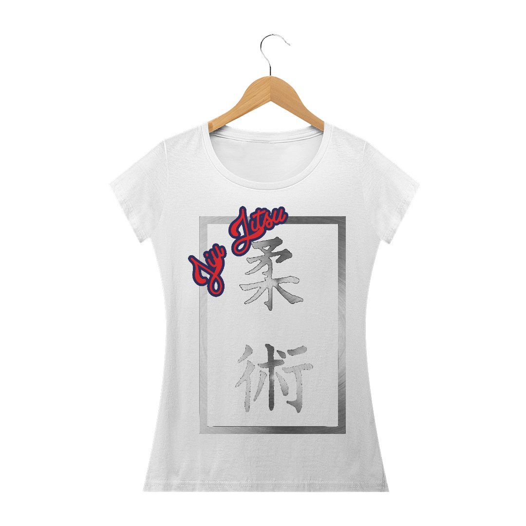 Nome do produto  Baby Look Jiu Jitsu Kanji - Premiun