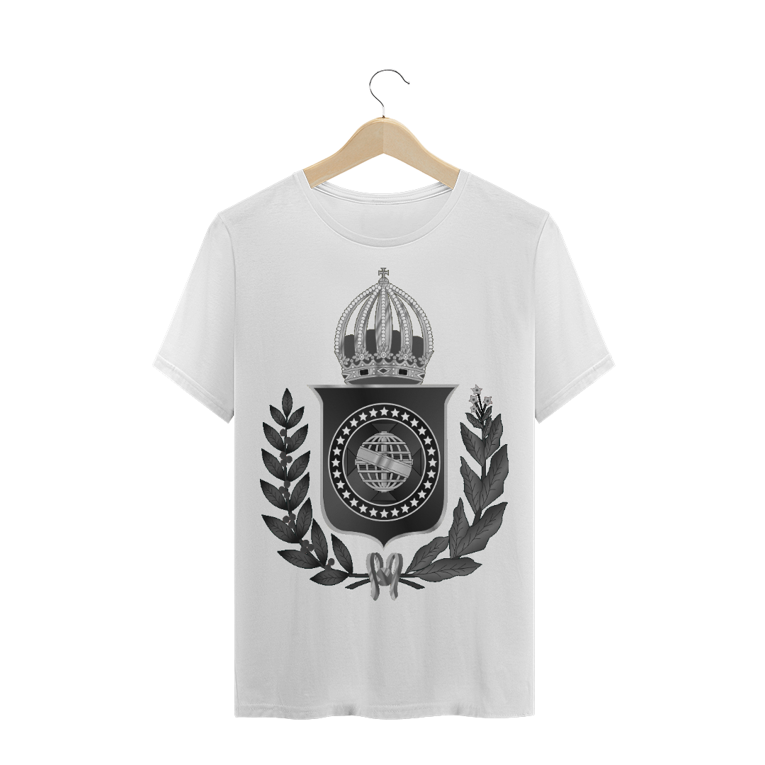 Nome do produto  Camiseta - Brasão Imperial (P&B)