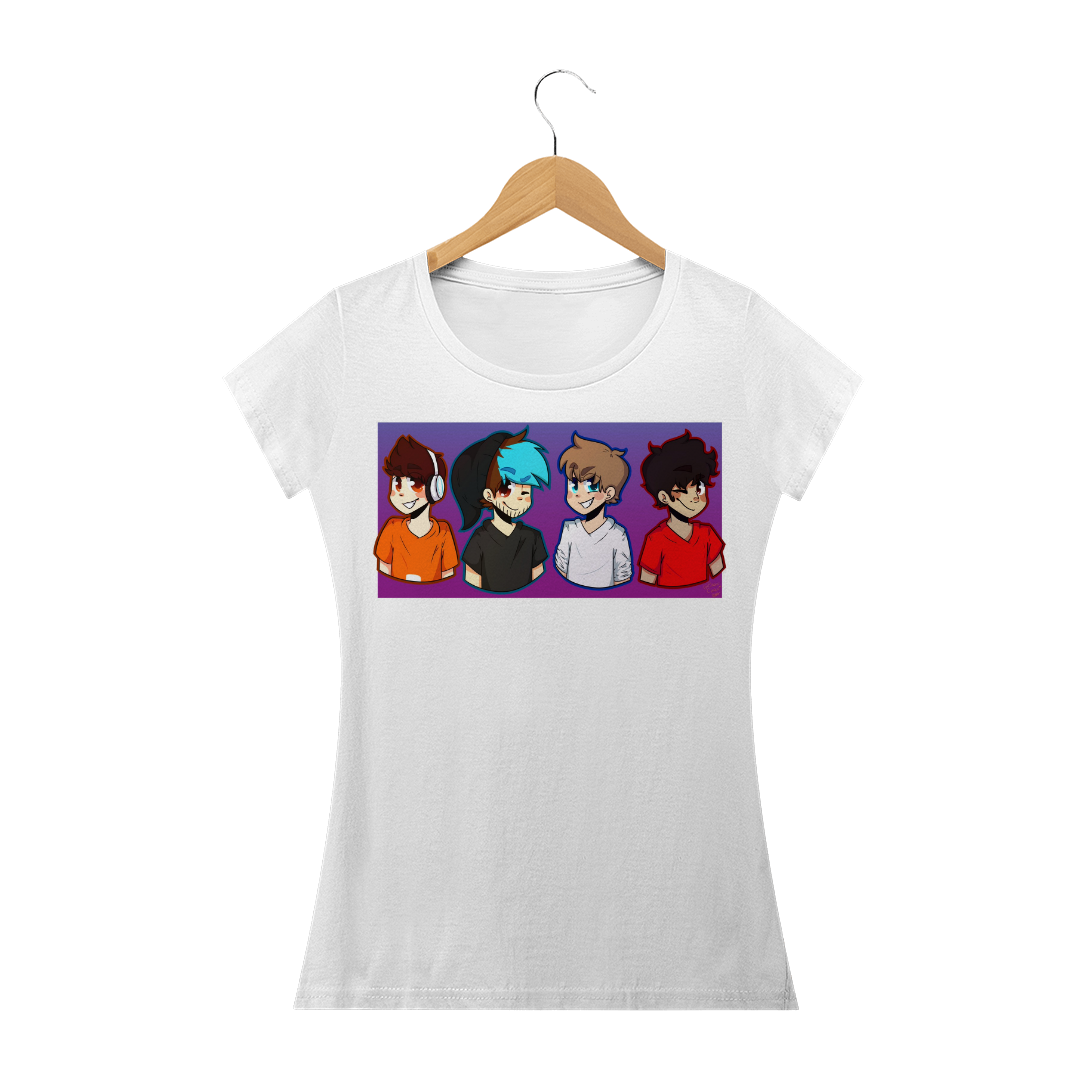 Camiseta Alanzoka e os amigos ( Feminina )