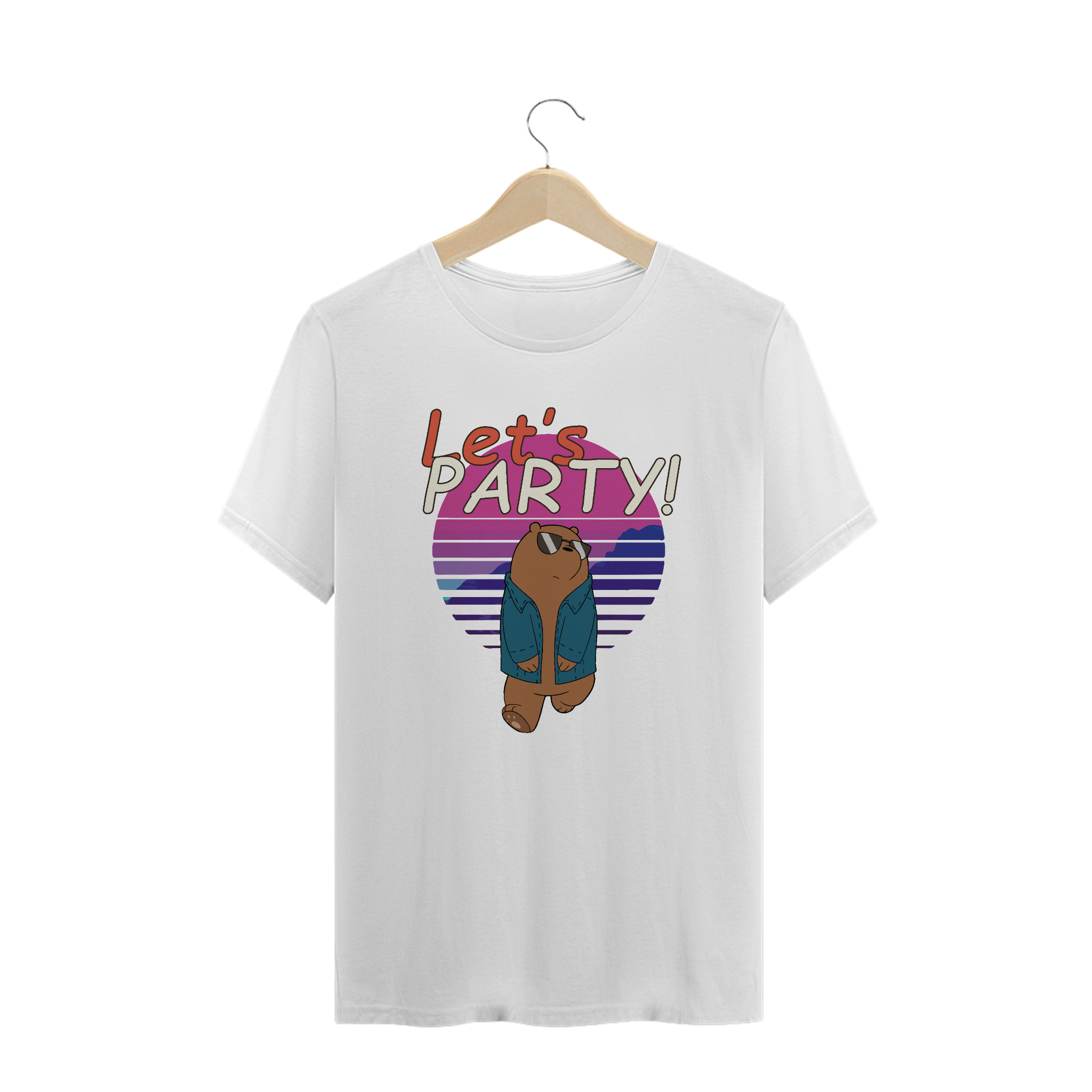 Nome do produto  We Bare Bears - Let's Party (Tecido Prime)