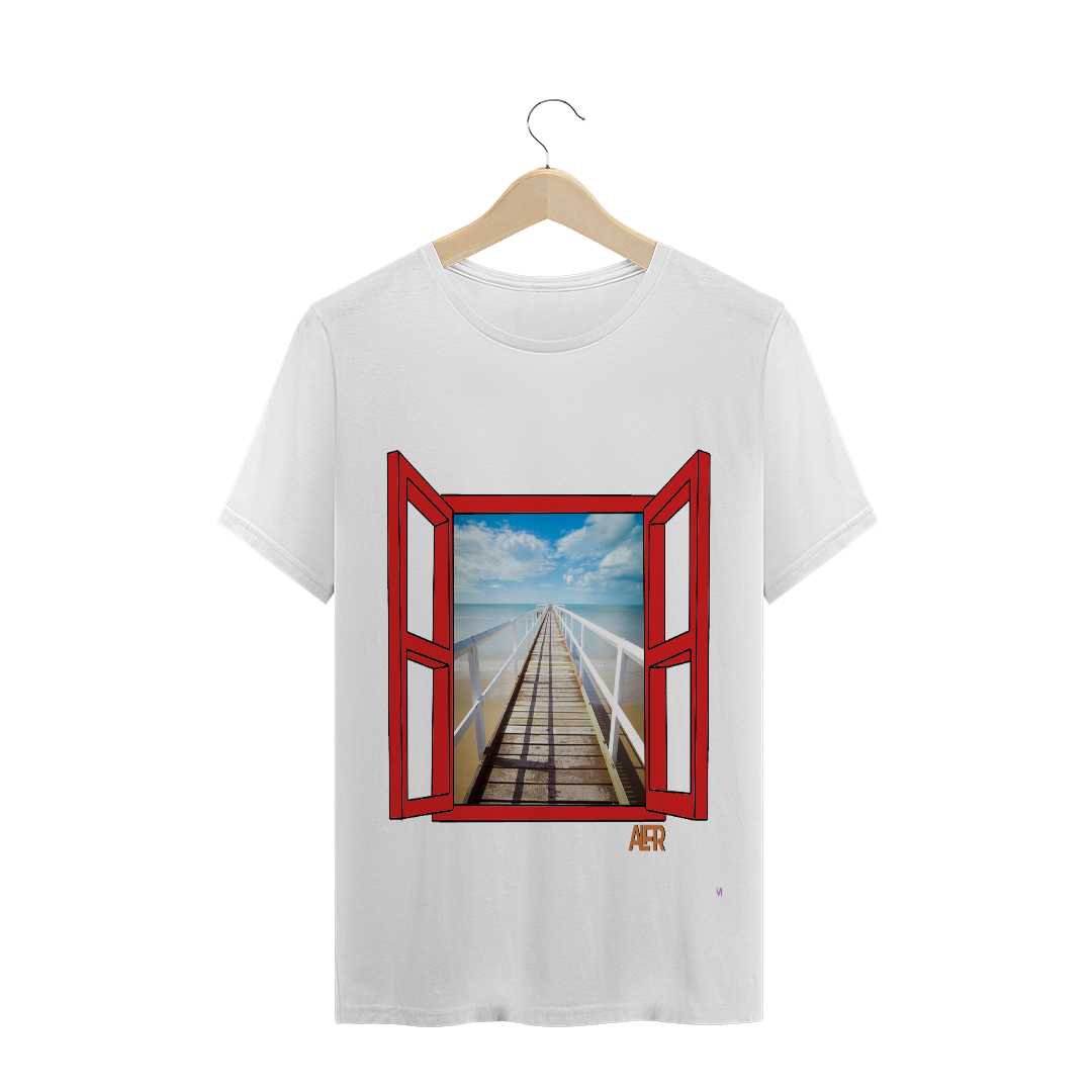 Nome do produto  Camiseta janela paraíso 