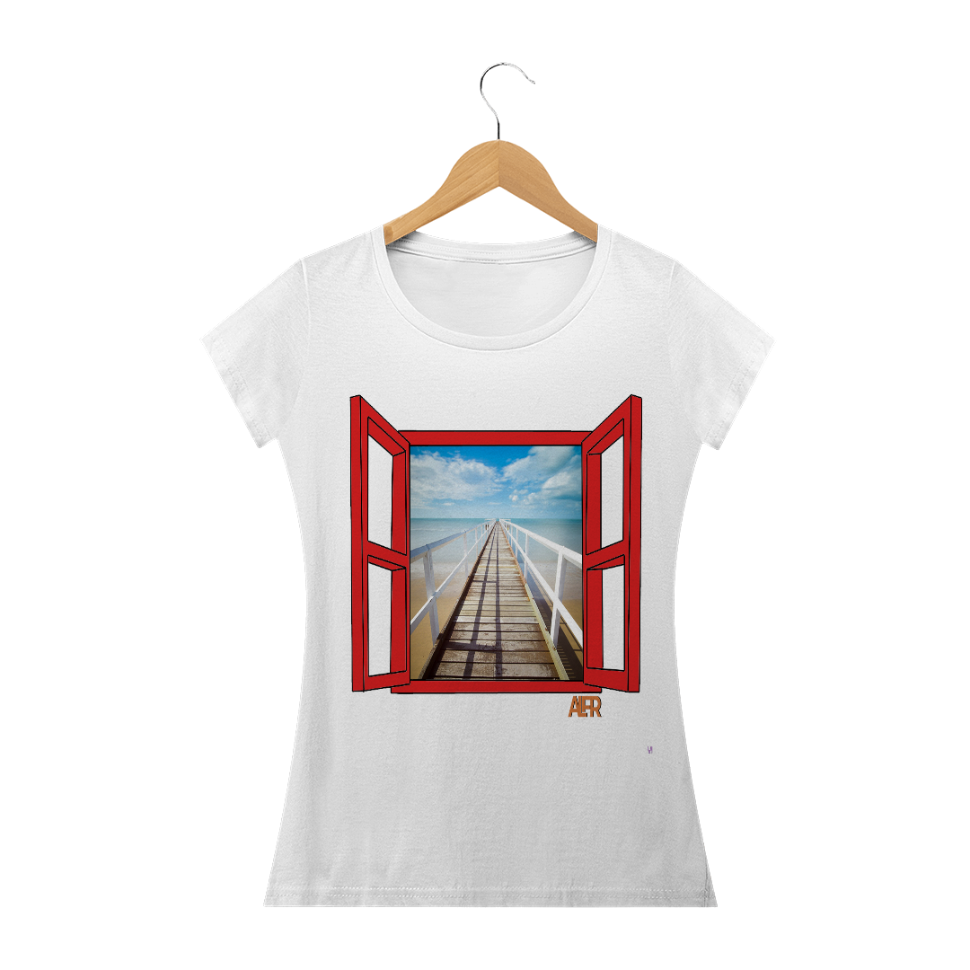Nome do produto: Camiseta janela paraíso unissex