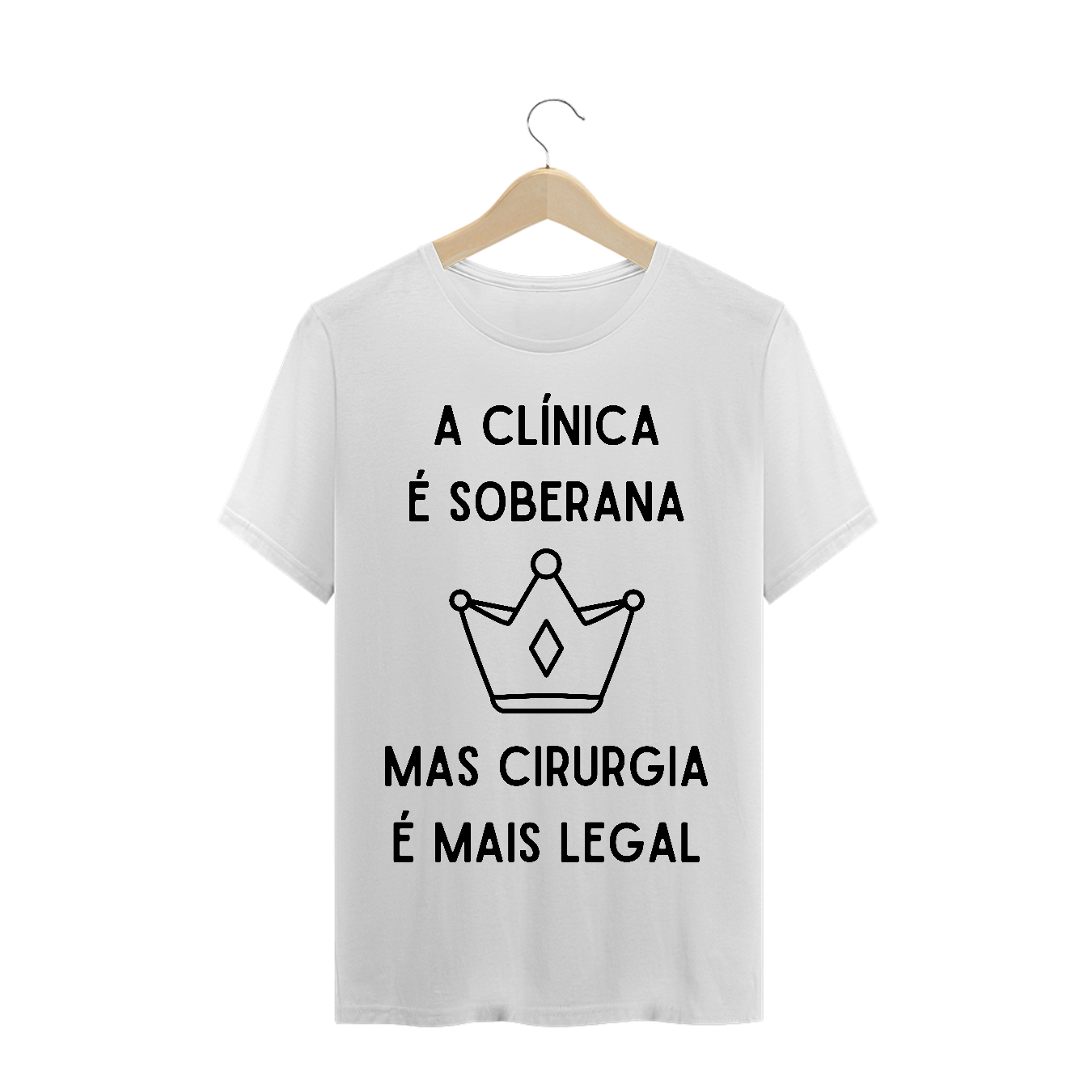 Nome do produto: Camiseta a clínica é soberana