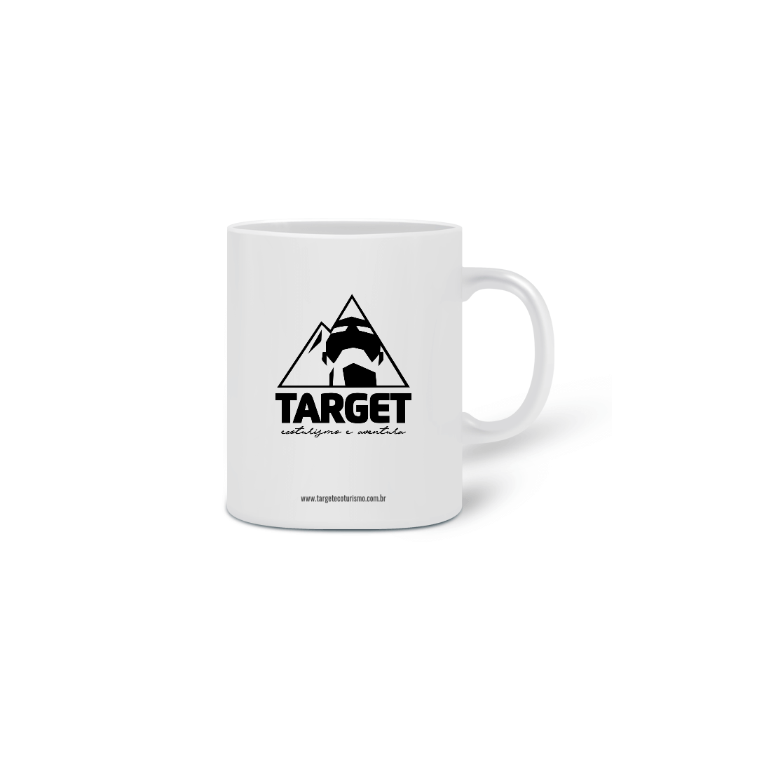 Nome do produto  Caneca de Cerâmica TARGET Logo