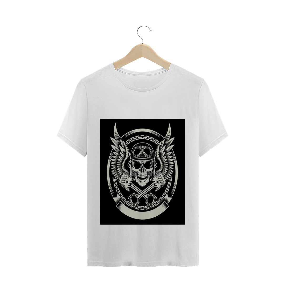 Nome do produto  CAMISETA MASCULINA CAVEIRA ASAS