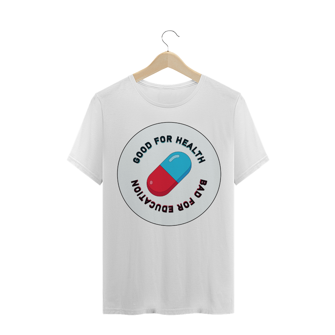 Nome do produto: Camiseta Akira Good for health Bad for education
