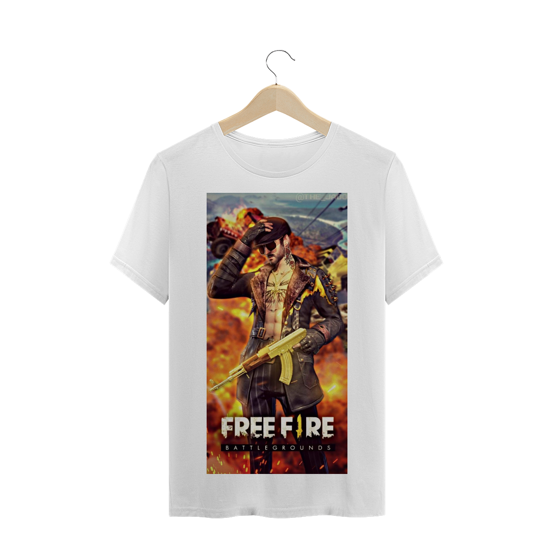 Nome do produto  Camiseta Masculina free fire 