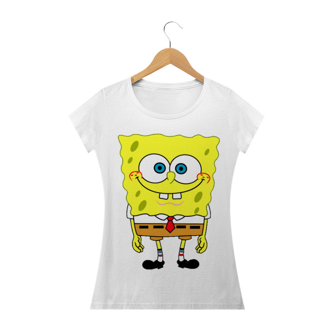Nome do produto: Camiseta Feminina do BOB ESPONJA 