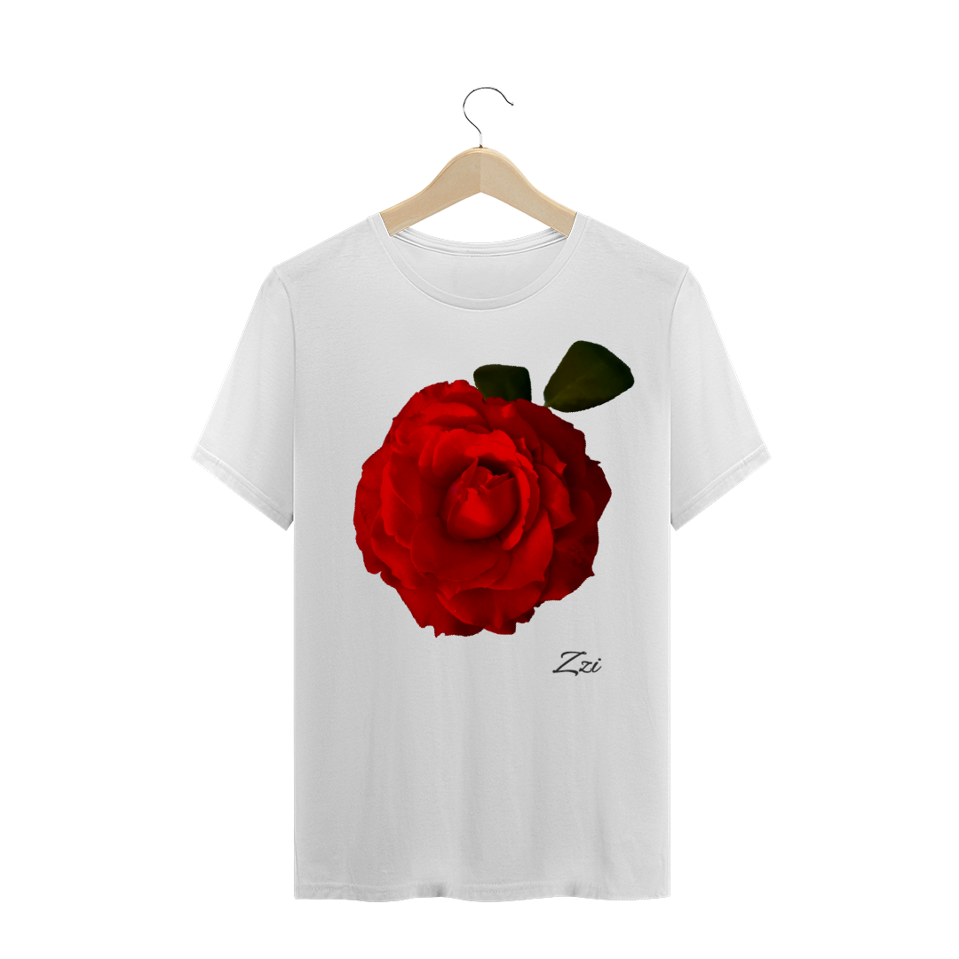 Nome do produto  Camiseta prime - Rosa Vermelha