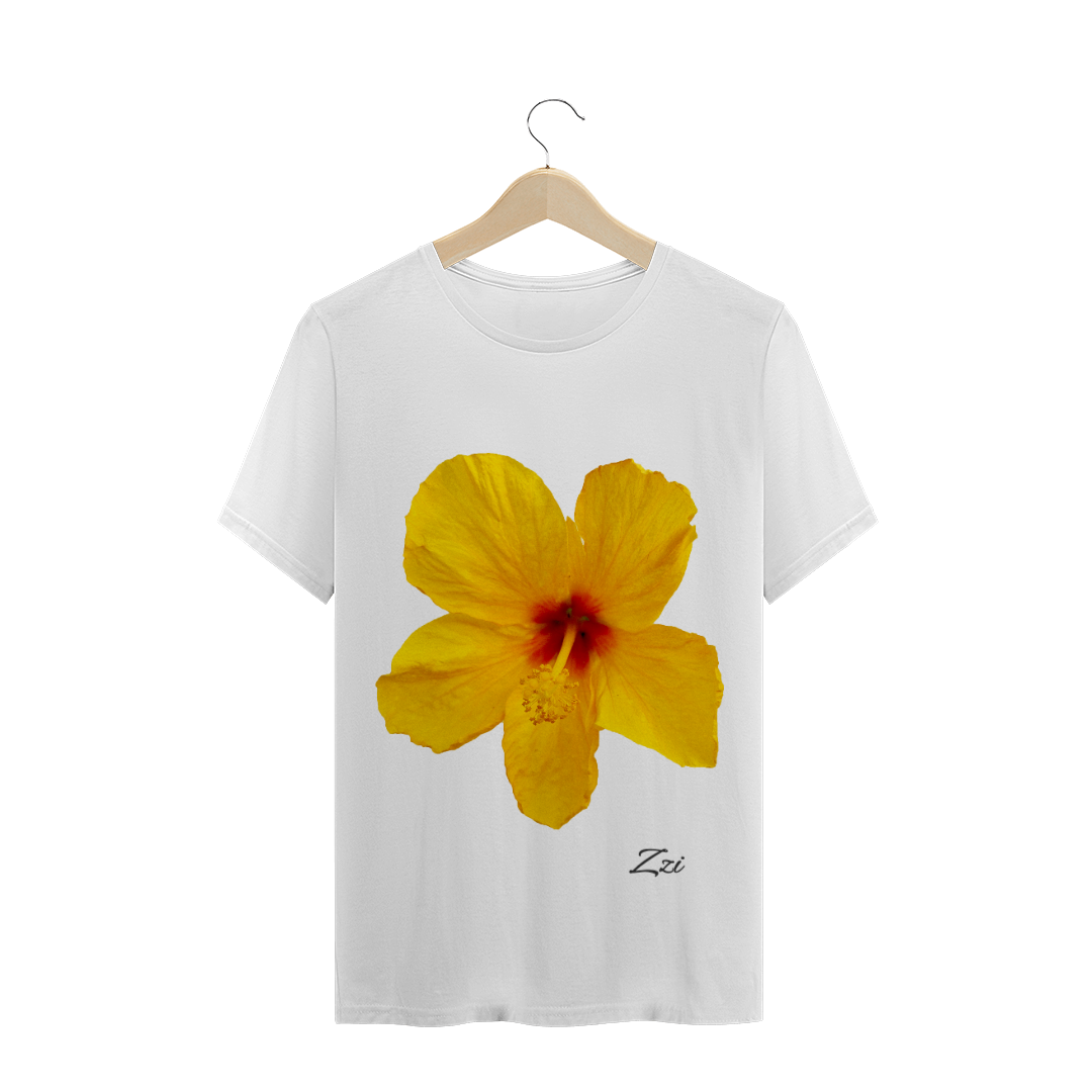 Nome do produto  Camiseta Prime - Hibisco amarelo