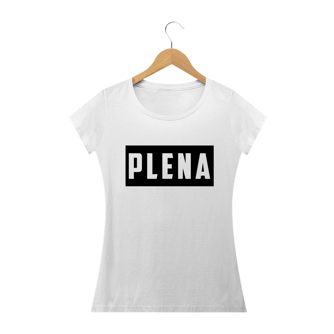 Nome do produto  Camiseta Feminina Plena Branca