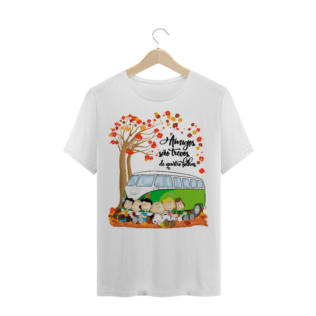 Nome do produto  Snoopy - Amigos são trevos / T-shirt Prime