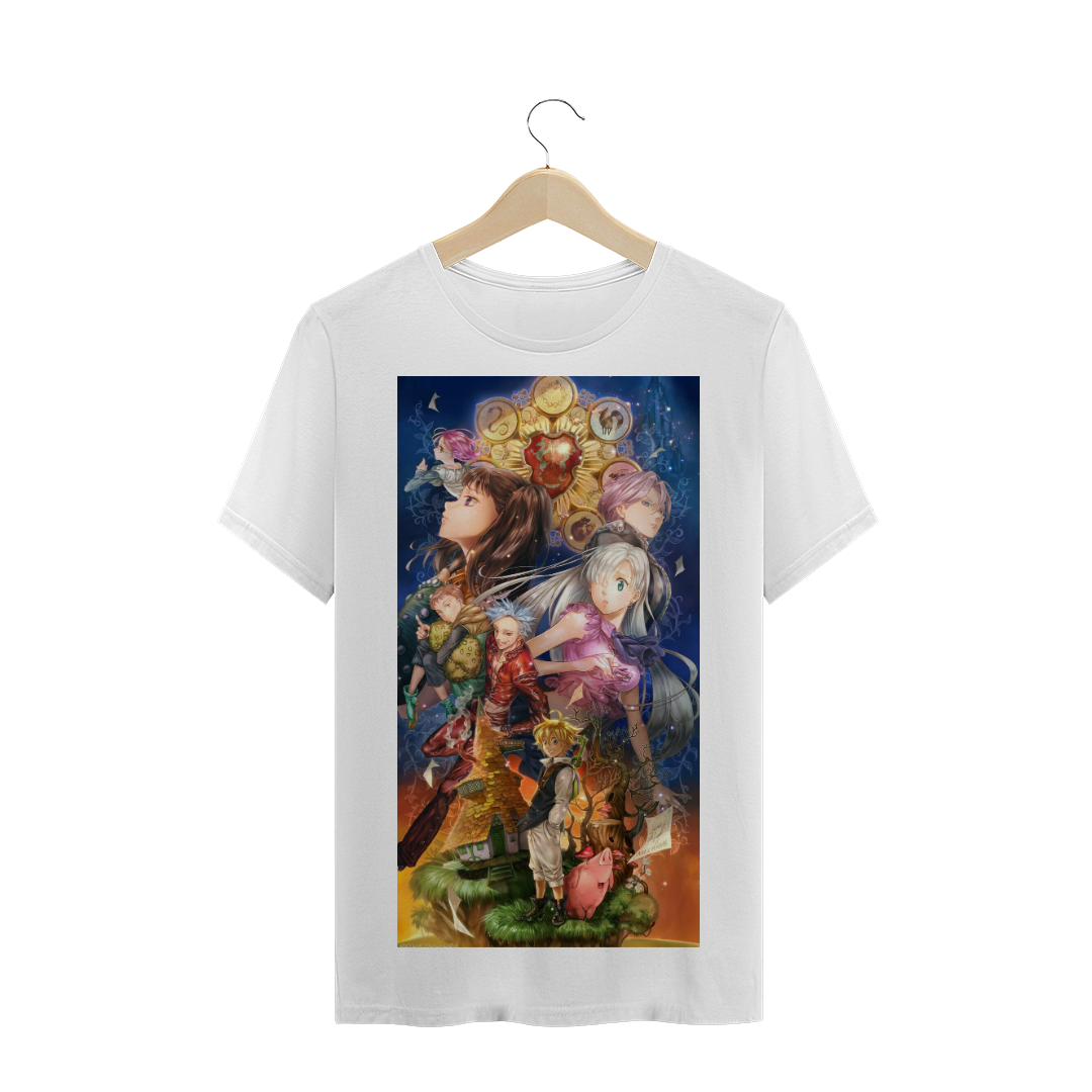 Nome do produto  Camiseta Masculina Os 7 pecados capitais 