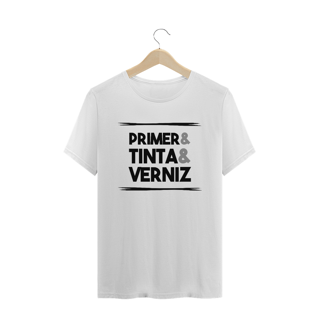 Nome do produto  Camiseta sequência de pintura - Branca